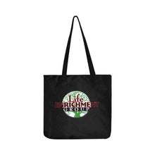 Load image into Gallery viewer, black shopping tote Reusable Shopping Bag Model 1660 (Two sides)
