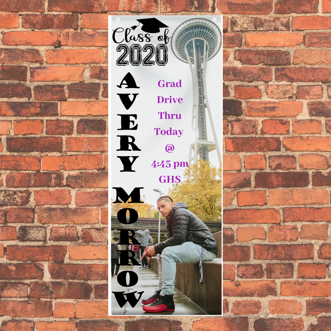6x4 Custom Graduation Vinyl Banner